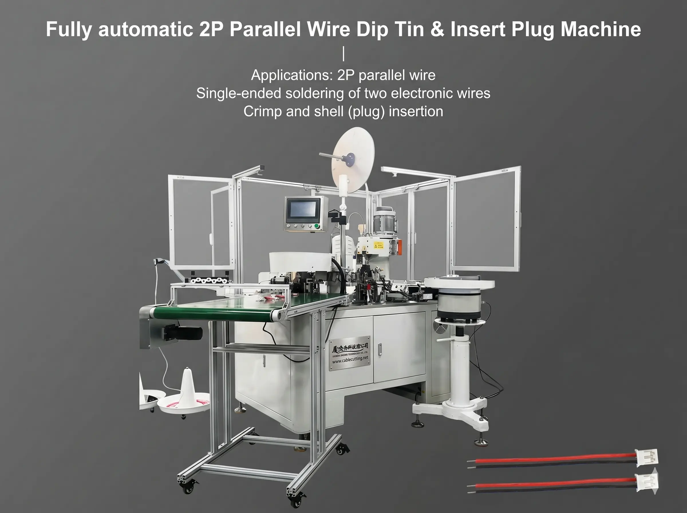 Automatisk 2P parallell tråd dyppetinnmaskin