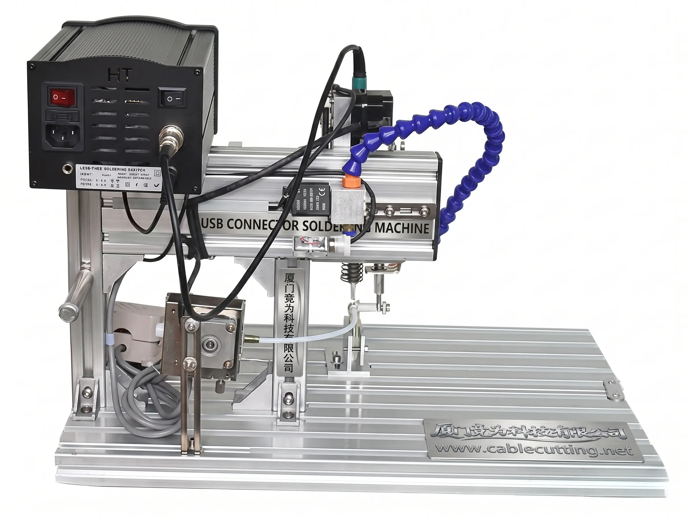 Semi-automatisk lodding av USB-kontaktkabler – modell 205H