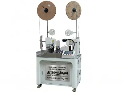 Automatisk dobbel kabelterminalkrympemaskin WPM-180