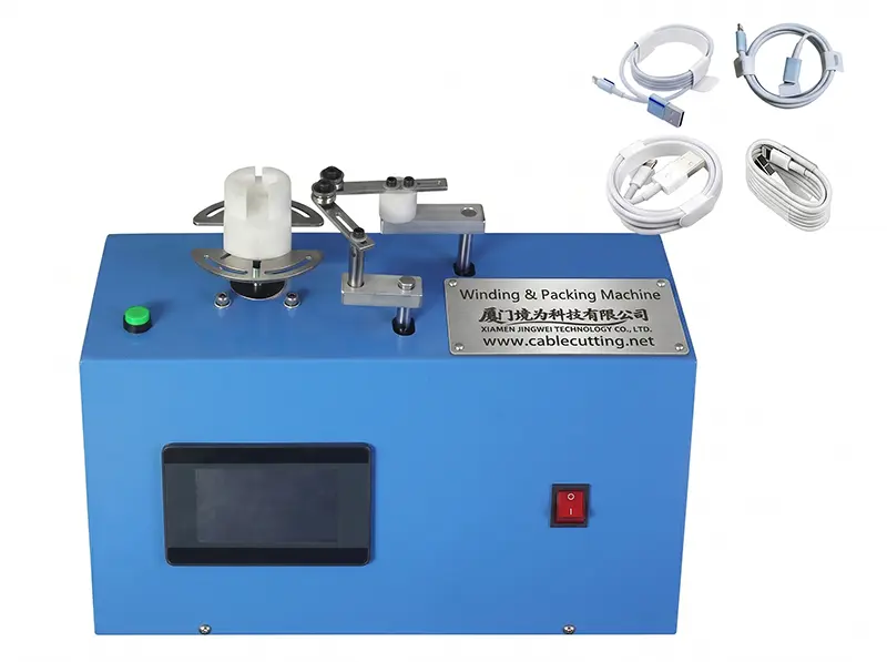 Spole- og pakkemaskin for USB-datakabler WPM-2024B - Automatiser produksjonen