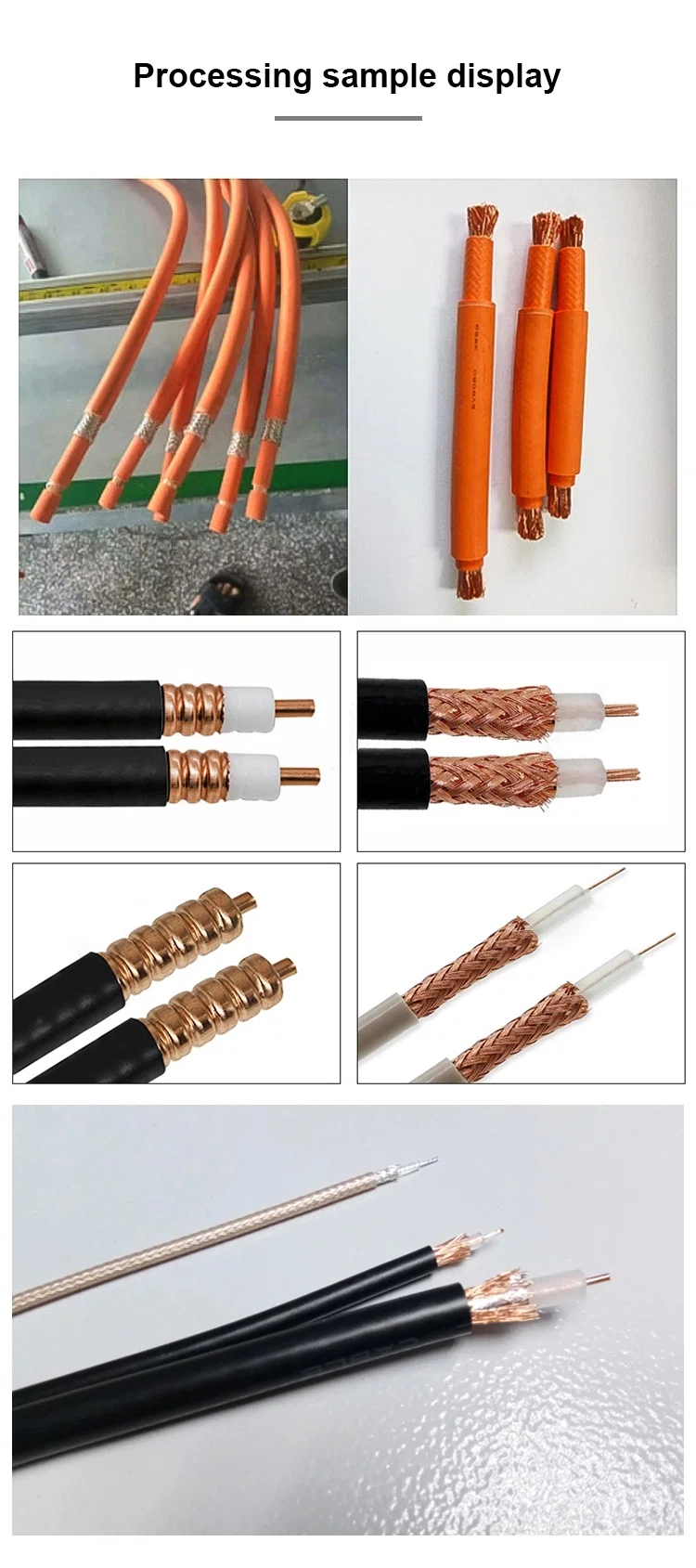 Koaksialkabelavisoleringsmaskin, stor firkantet kabelpin-stripper Datastyrt skjæreavisoleringsmaskin