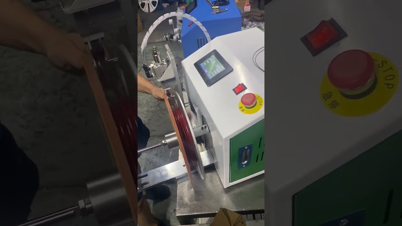 全自动排线绕线机｜高效工厂自动化设备 #工厂 #机器