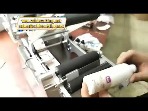 MT-50D automatisk etikettmaskin for runde flasker med datoprinter – selvsittende merkelapp