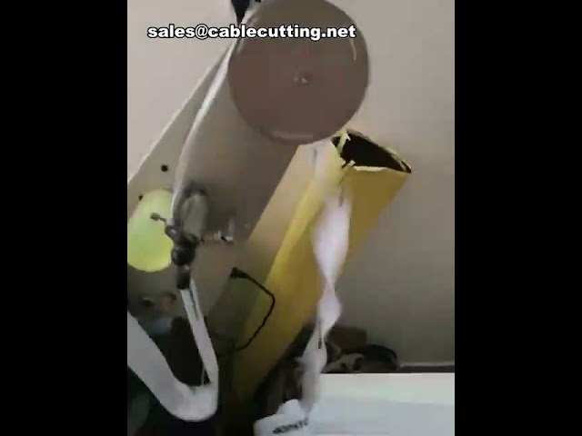 Auto Copper Foil Heat Shrinkable Tube And Pvc Tube Cutting Machine