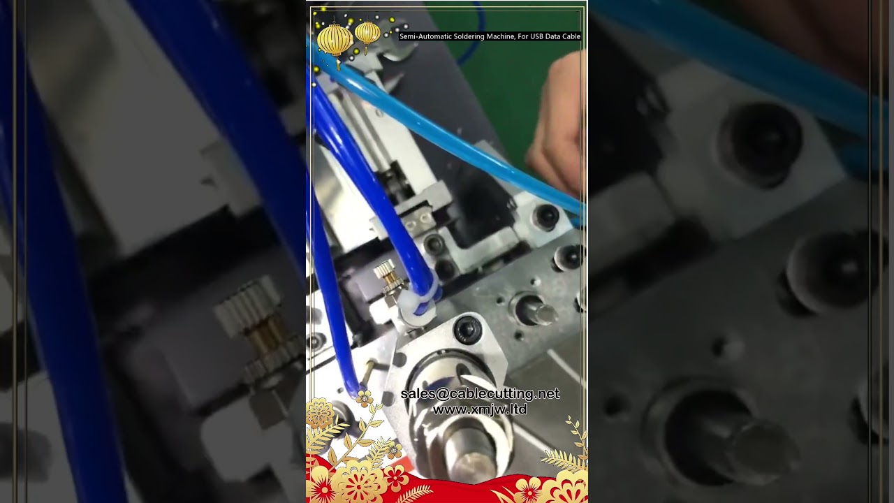 Semi Automatic Soldering Machine, For USB Data Cable