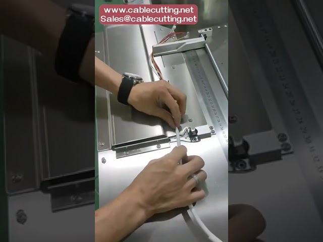 Automatic nylon cable tie machine for binding wiring harness assembly