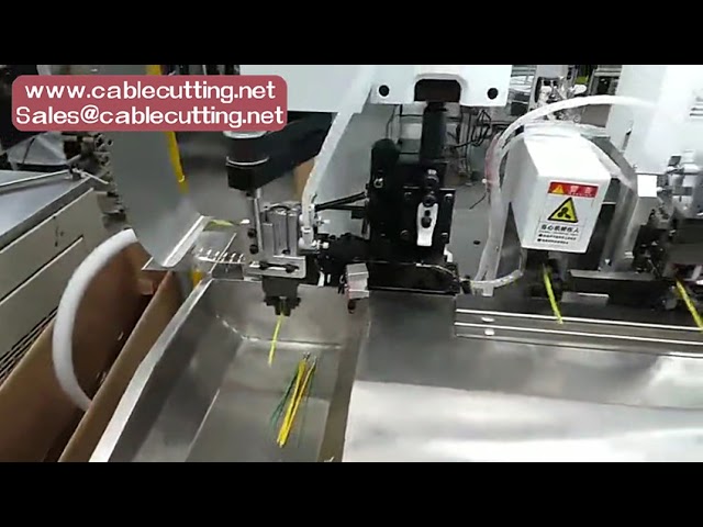 Fully Automatic  Price 2T Pressure Wire Striping Crimping Machine