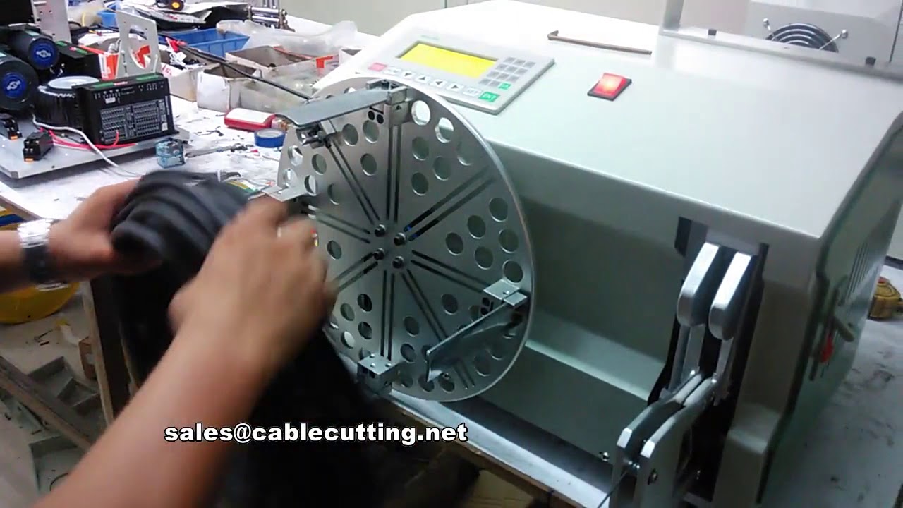 Cable Winding and Binding Machine