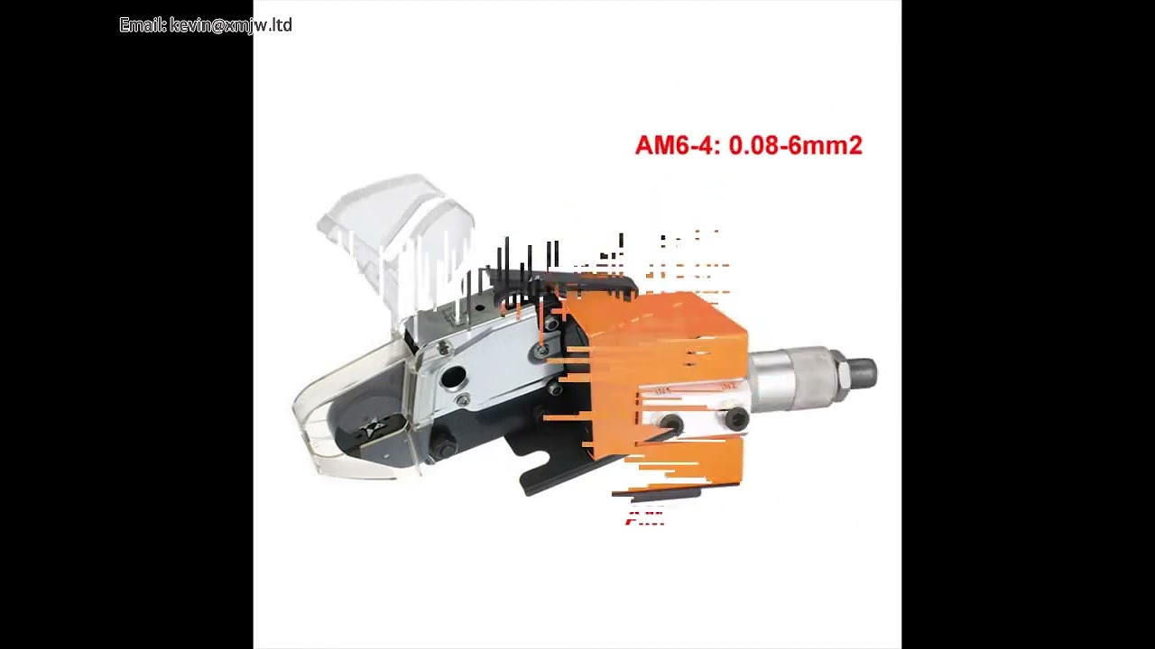 AM-6 Pneumatic Terminal Crimping Machine for 0.08-6mm² Pre-Insulated Terminals
