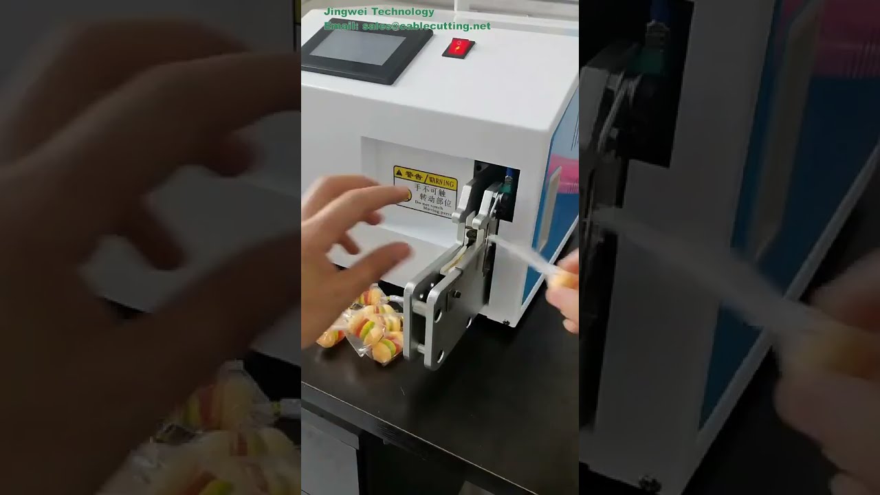 Kvalitets halvautomatisk twist tie maskin for brød- og godteriposer