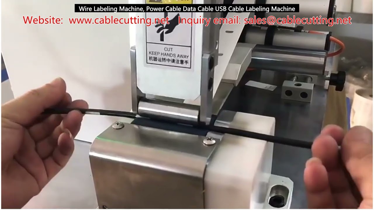 Wire Labeling Machine, Power Cable Data Cable USB Cable Labeling Machine