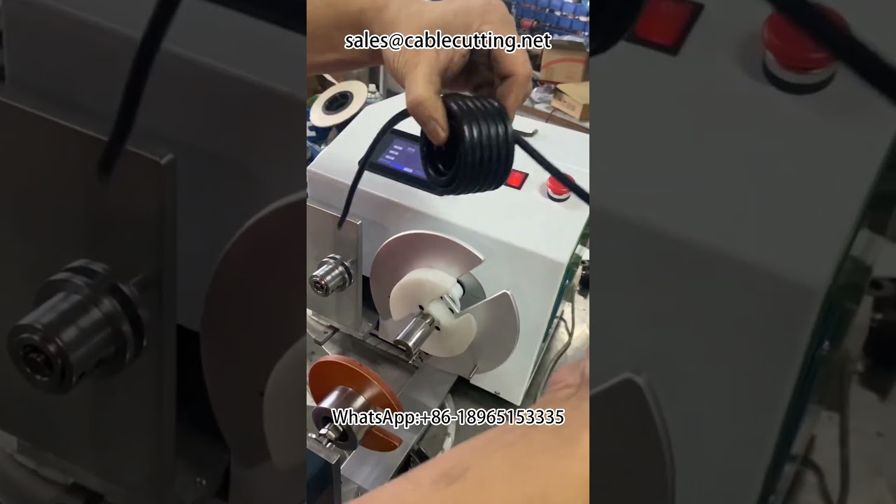 单轴行线机：保持前后端线头，高效排线设备 #排线机 #线束加工