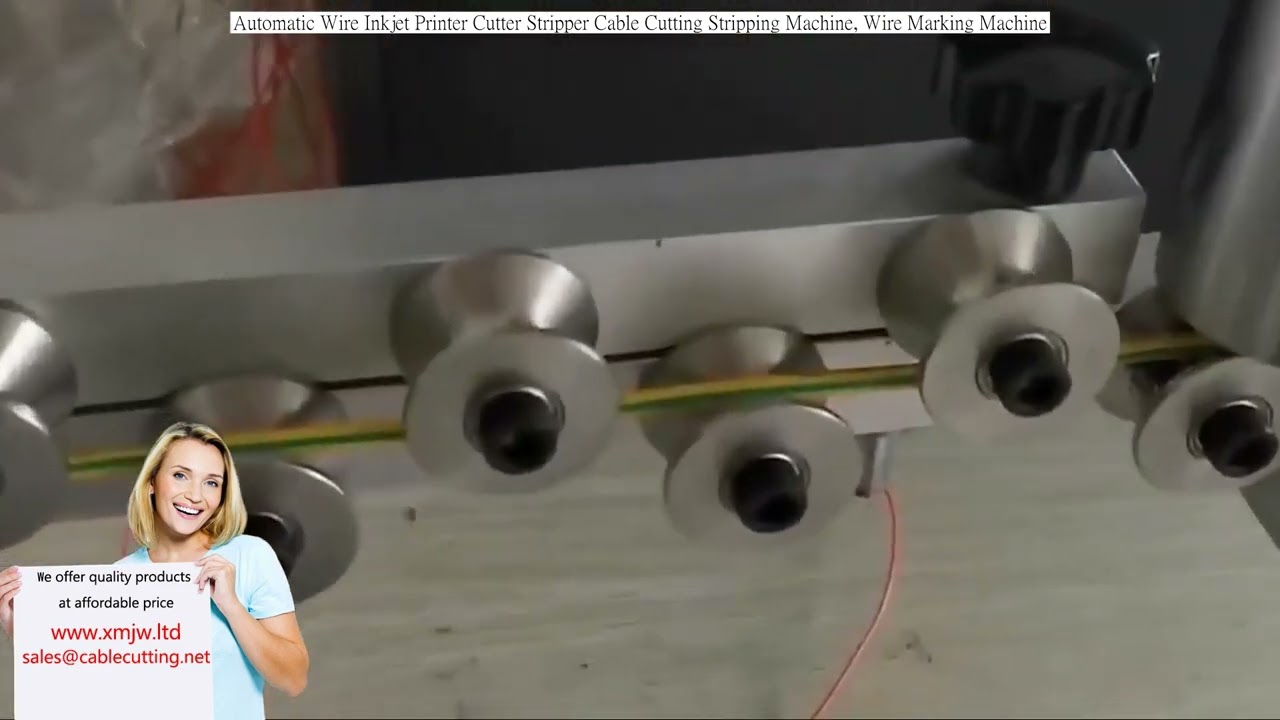 Automatisk Wire-blekkskriver med Kutter og Stripper – Kabelkutt- & Stripemaskin for Effektiv Merking