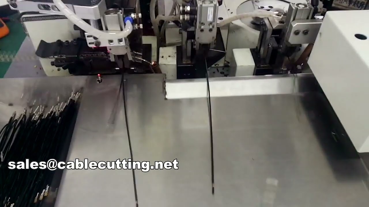 automatic three sided two wires crimping machine WPM-038F