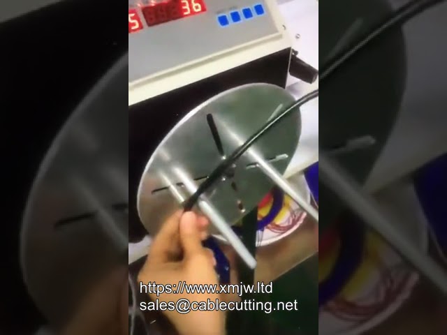 WPM 120 Flexible Semi automatic Coil Wire Winding Machine Wire Twisted Headphone Wire Winder