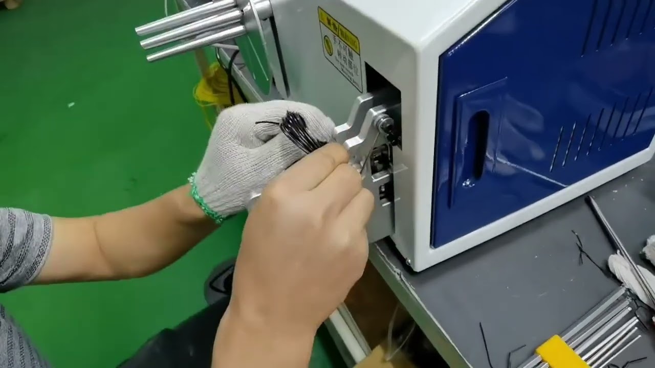 3D Printing Line Winding and Tying Working Real Shot Video
