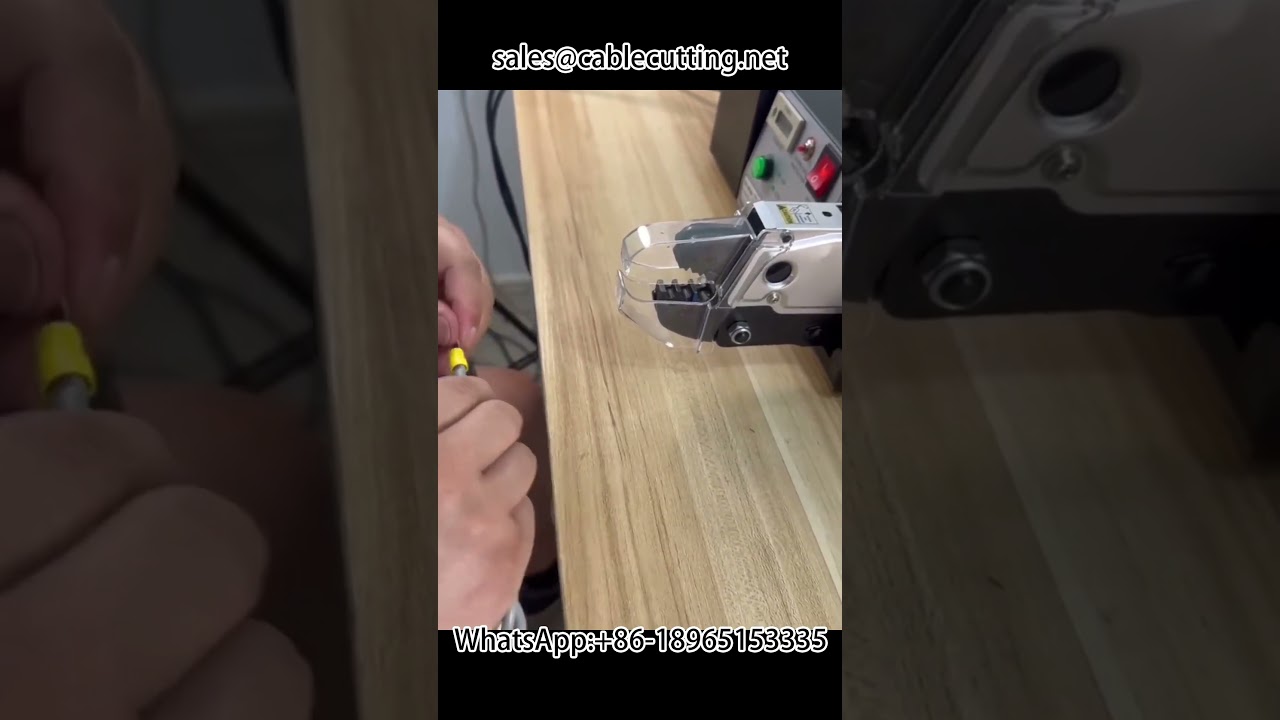 Electric Terminal Crimping Machine | Automated Wire Processing