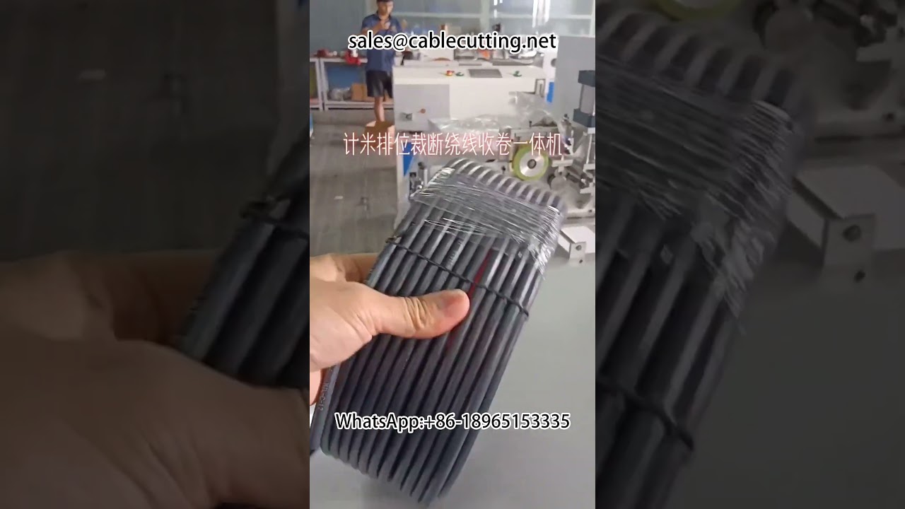 Trådviklingsmaskin med meterteiling og radposisjonskutting - effektiv spole- og oppviklingsmaskin