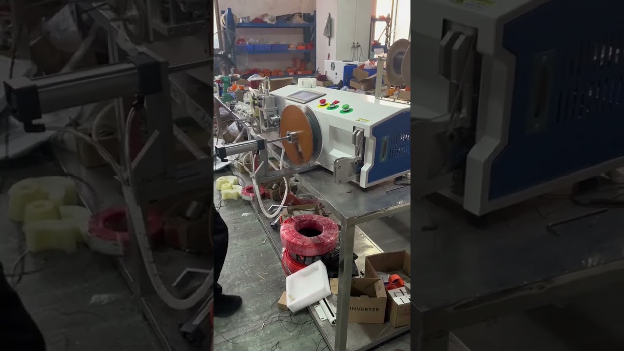 High Efficiency Wire Coiling Machine with Precise Metering & Neat Winding #factory #machine